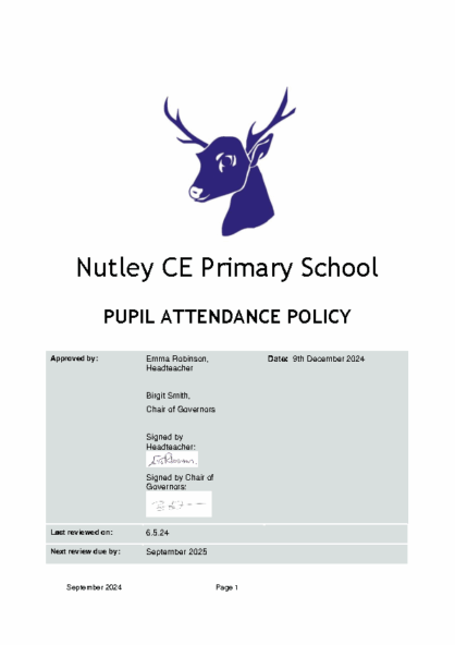 Attendance Policy