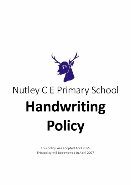 Handwriting Policy