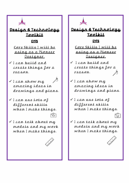 DT Toolkit – EYFS